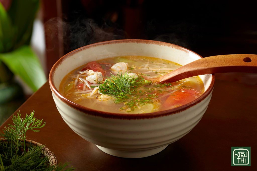 Canh chua được chế biến vừa miệng