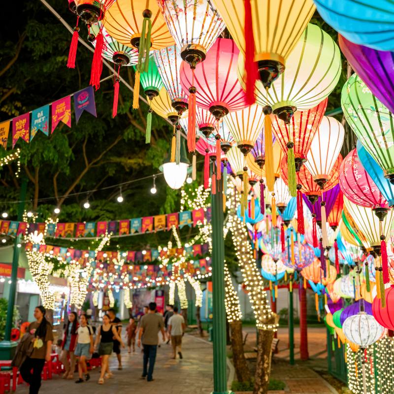 Danang Downtown - Địa Điểm Vui Chơi Hot Nhất Đà Nẵng 1 Chợ đêm VUI-Fest tại Danang Downtown